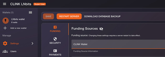 clink-lnbits-funding-source